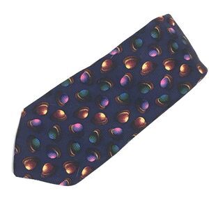 City Streets Hats Tie Navy Blue Multi Color